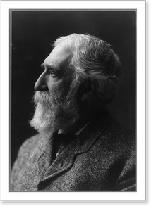 Historic Portrait - Charles Dudley Warner, bust portrait, 1829