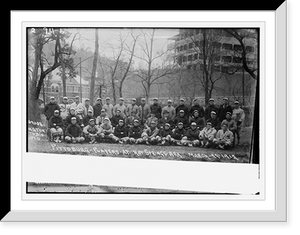 Historic Framed Print, Pittsburgh NL players at Hot Springs, Ark. March 22, 1912,  17-7/8" x 21-7/8"