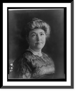 Mrs. Woodrow Wilson (Ellen Axson), full-length portrait, seated, facing right, holding flowers, Historic Reproduction