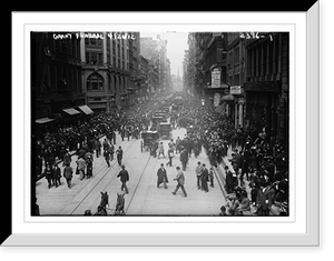 Historic Framed Print, Grant funeral,  17-7/8" x 21-7/8"