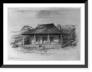 Early scenes of Missouri Territory, 180-: Manuel Lisa House, Vintage Poster