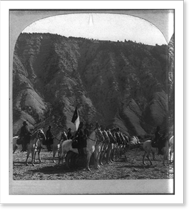 Historic Military - Yellowstone - The White Troop at Drill
