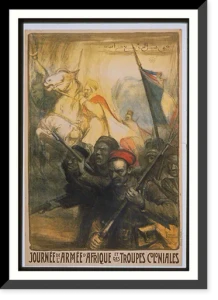 Journeacutee de larmeacutee dAfrique et des troupes coloniales, Vintage Wall Art