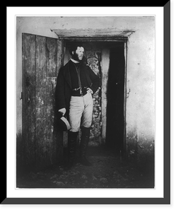 Black & White Photo - Mr. Angel, postmaster - Framed Wall Art Gift Idea