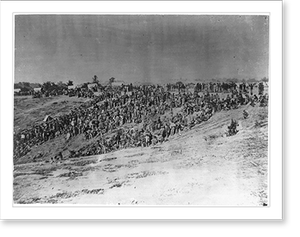 Historic Photo Print - Confederate prisoners at Belle Plain, Va, 1864