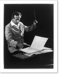 Vintage Portrait - Antal Dorati, half-length portrait, seated