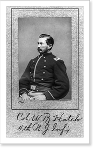 Vintage Portrait - W.B. Hatch, Col - Historic Wall Art Gift