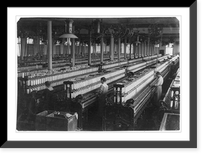 General View of #2 Spinning Room in Indian Orchard Cotton Mill, Indian Orchard, Mass. Location: Indian Orchard, Massachusetts.Lewis W. Hine, Antique Wall Art