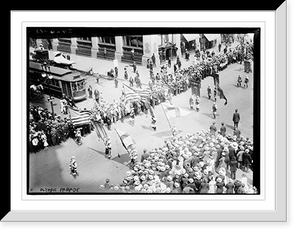 Historic Framed Print, Olympic Parade,  17-7/8" x 21-7/8"