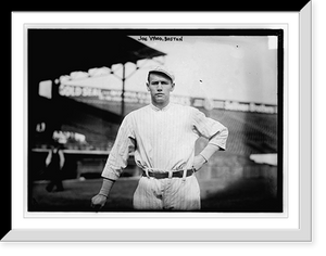 Historic Framed Print, Joe Wood, Boston AL at Fenway Park, Boston (baseball) - 2,  17-7/8" x 21-7/8"