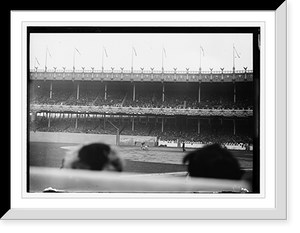 Historic Framed Print, Game One of the World Series between the New York Giants and Boston Red Sox at the Polo Grounds, NY, October 8, 1912 (baseball),  17-7/8" x 21-7/8"