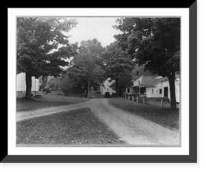 Historic Framed Print, The Coolidge Home, Plymouth, Vt.,  17-7/8" x 21-7/8"