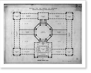 Antique Architecture - Washington DC - Library of Congress, Washington (3)