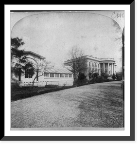 Antique Architecture - The President's House - Historic Wall Art Gift