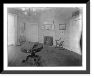 Historic Framed Print, D.C. Washington. Octagon House. 1913: interior - 2,  17-7/8" x 21-7/8"