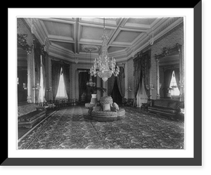 Historic Framed Print, D.C. Washington. Embassies. Ornate interior of British Embassy: ballroom,  17-7/8" x 21-7/8"