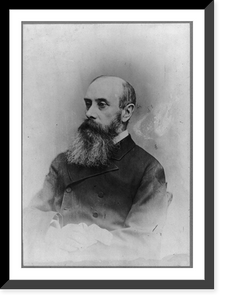 Historic Framed Print, [Lionel Sackville Sackville-West, 2nd Baron Sackville-West, 1827-1908, half length portrait, seated, facing left. British Minister],  17-7/8" x 21-7/8"