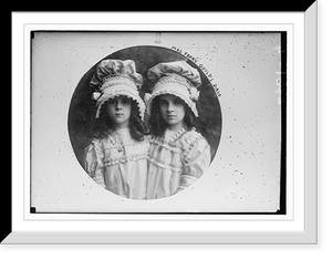 Historic Framed Print, Mrs. Frank Gould's girls,  17-7/8" x 21-7/8"