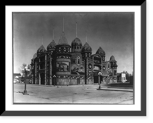 Historic Framed Print, [The Corn Palace, built from 3500 bushels of ear corn, Mitchell, South Dakota],  17-7/8" x 21-7/8"