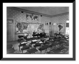 Historic Framed Print, Amerikanische Schule: Inneres,  17-7/8" x 21-7/8"