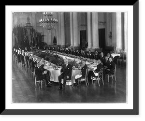 Luncheon tendered to the President and Members of the Council of the Pan American Society by the Governing Board of the Pan American Building, Washington, D.C. Classic, Antique Wall Art