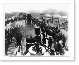 Vintage Photo Print - Weddings - Ceremony at wedding, 1869