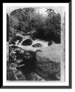 Historic Framed Print, On Boulder Creek,  17-7/8" x 21-7/8"