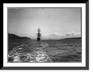 Historic Framed Print, STAR OF ALASKA,  17-7/8" x 21-7/8"