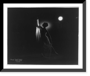 Historic Framed Print, United Arab Republic Ballet principals: Wadoud Faizi,  17-7/8" x 21-7/8"