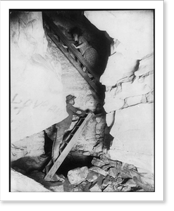 Vintage Americana Print - Mammoth Cave, Edmondson, Co., Ky. - Corkscrew