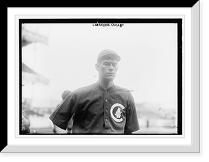 Historic Framed Print, Jimmy Lavender, Chicago NL, at Polo Grounds, NY (baseball),  17-7/8" x 21-7/8"