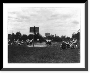 Girls playing basketball at Pine Tree Camp, Pocono Pines, Pa, Historic Print
