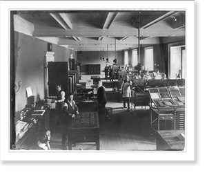 Vintage Building Photo - Library of Congress. Card Division