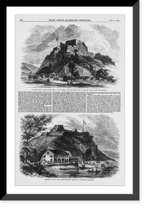 2 illus.: 1. Nicaragua - Gen. Walker landing troops at Fort Castillo, above the rapids; 2. Nicaragua - Castillo Castle, below the rapids - Detention of the Orizaba's passengers Heritage Wall Art