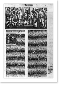 Antique Photo Print - Intro page of 1520 Venice ed