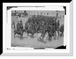 Historic Framed Print, Austria - Cavalry,  17-7/8" x 21-7/8"