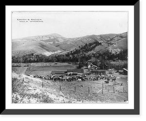 Eaton's ranch, Wolf, Wyoming - 2, Vintage Wall Art