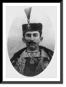 Historic Framed Print, [Prince Peter of Montenegro, head-and-shoulders portrait, facing front],  17-7/8" x 21-7/8"