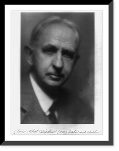 Albert Bigelow Paine, 1861-1937, head-and-shoulders portrait, facing right, Historic Print