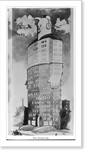 Vintage Building Photo - Chicago - Entry in the Tribune Tower