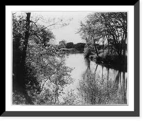 Historic Framed Print, [Maine, 1909: Presumpscot River],  17-7/8" x 21-7/8"