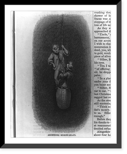 Gold mining in Gold Hill, N.C.: Ascending bucket shaft"", Historic Reproduction