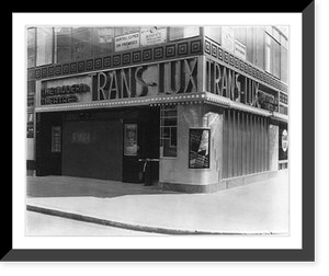 Vintage Photo Print - New York City - Trans-Lux Theater, 58th St, 1931