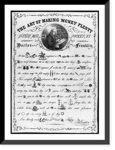 Historic Photo Print - The art of making money plenty in every man's