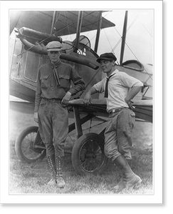 Historic Photo Print - St. Louis - Lindbergh and Harlan Bud Gurney