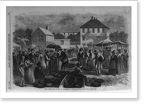 Antique Photo Print - Charleston - The watermelon market at S.C (2)