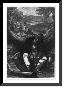 Way down upon the Swanee Ribber, Antique Print