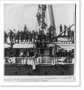 Historic Photo Print - The YUCATAN carrying the famous Roosevelt's