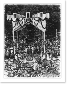 Historic Architecture - Washington DC - Charles Lindbergh on podium