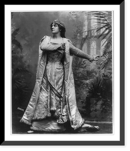 Ada Rehan, 1860-1916, full length, standing, facing left; in costume. Orig. surname - Crehan Classic, Vintage Print
